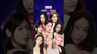 SNSD (Girls Generation) members then and now 2024