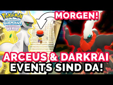 BEENDET: ARCEUS & DARKRAI EVENT für Pokemon Strahlender Diamant und Leuchtende Perle!