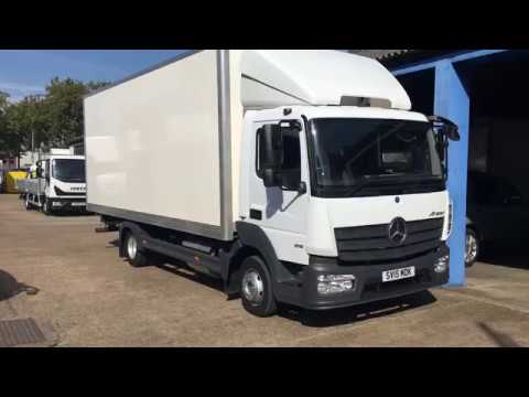 MERC 816 - 7.5 ton gvw - Box t/lift - Euro 6. SV15 MDK VIDEO
