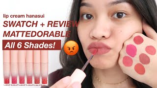 Download lagu HANASUI MATTEDORABLE LIP CREAM SWATCHES REVIEW ALL SHADES Ratu Adellya mp3