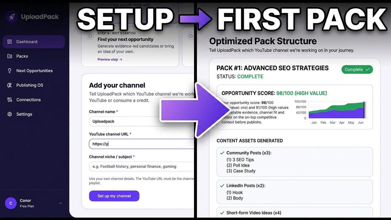 Uploadpack video preview