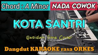 Download lagu KOTA SANTRI - Nasida Ria Versi Qasidah Dangdut KARAOKE rasa ORKES || Nada Cowok mp3