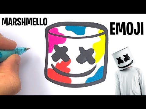 TUTO DESSIN MARSHMELLO EMOJI FORTNITE !