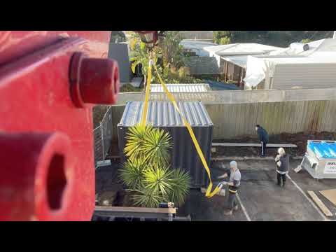 10ft Storage Container CRANE Delivery