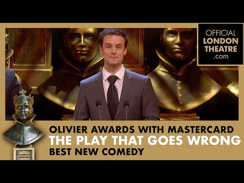 The Play That Goes Wrong wins Best New Comedy | Olivier Awards 2015 with Mastercard