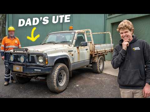 Turning our Dad's 30yr old 4x4 into the ULTIMATE Tradie Ute