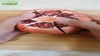 How To Cut and Deseed Pomegranate