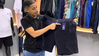 Vídeo de Bermuda Jeans C/ Lycra Plus Size Masculina Cranc 29
