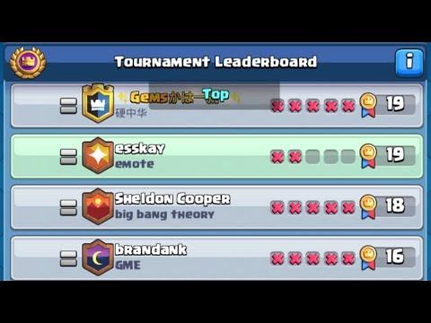 Early Global Tournament with 3.0 Xbow -- Clash Royale