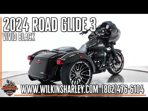 2024 Harley-Davidson FLTRT Road Glide 3 in Vivid Black