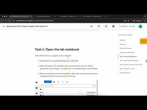 Generative AI with Vertex AI Getting Started GSP1150