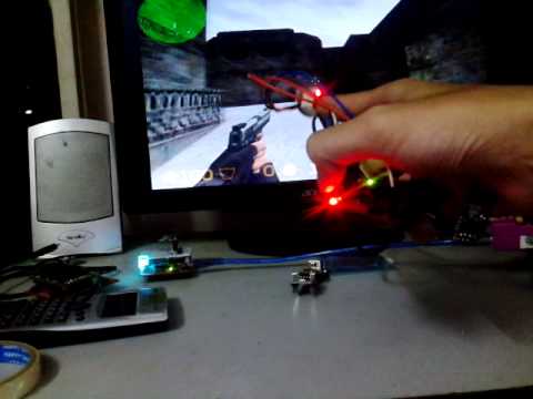 Wireless Gyro Mouse demo 2 - Counter Strike 1.6
