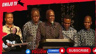 Ladysmith Black Mambazo members  at Mbongeni Ngema's memorial service at the Playhouse in Durban
