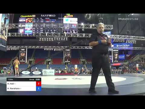 112 Lbs Consi Of 8 #2 - Hannah Hall, Florida Vs Haley Narahara, Hawaii 1af7