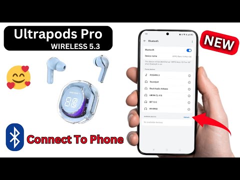 ultrapods tws earbuds connect to phone 2024 | ultrapods pro true wireless earbuds connect to mobile