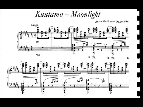 Aarre Merikanto | Kuutamo (Moonlight), Op.20/6