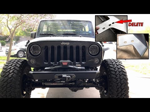 Jeep Update Moddin the Mod Minimalist Bumper Winch Combo Clean Fit PSC Ram Factor 55 Goodies