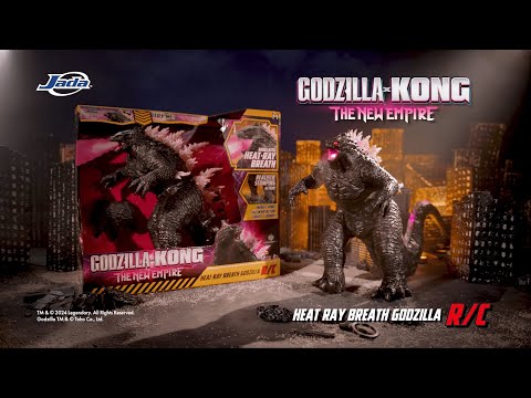 Godzilla x Kong: The New Empire | Heat Ray Breath Godzilla R/C by Jada Toys