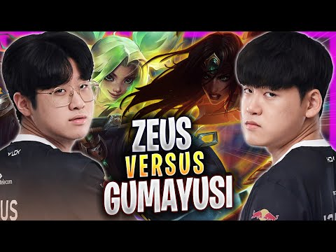 GUMAYUSI vs ZEUS! - T1 Gumayusi Plays Sivir ADC vs T1 Zeus Zeri! | Season 2023