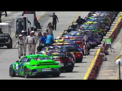 ポルシェカップ2022ラグナ・セカ決勝レース1ハイライト動画