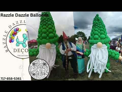 Promotional video thumbnail 1 for Razzle Dazzle Balloons
