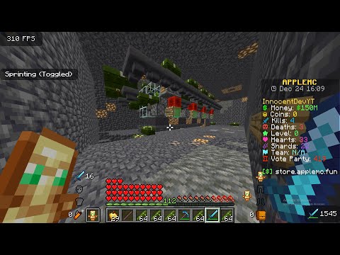 Biggest AppleMc Bamboo Farm 100$ Millions! #minecraft