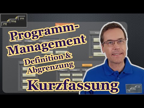 Programm-Management - Definition & Abgrenzung — Kurzfassung