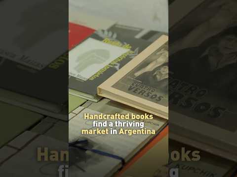 Handcrafted books find a market in Buenos Aires