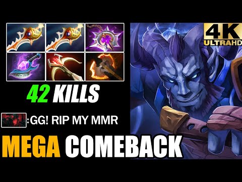 Most Cancer Game Riki Arcane Blink + 2x Rapier Defend Mega Creeps - Epic Comeback Dota 2 Gameplay