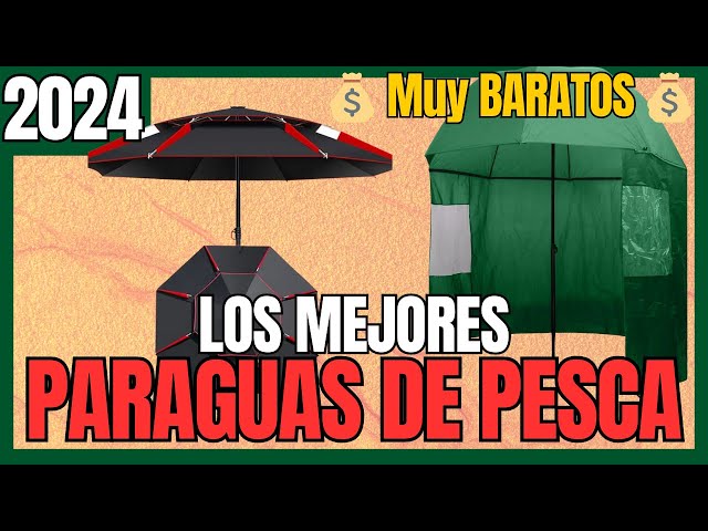 Vídeo relacionado con Relaxdays Paraguas de Pesca con Pared Lateral, Repelente al Agua, con Clavijas y Bolsa, Sombrilla para Pescar, Verde