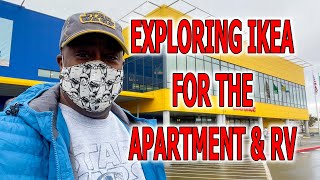 exploring ikea for a new apartment and looking out for rv ideas