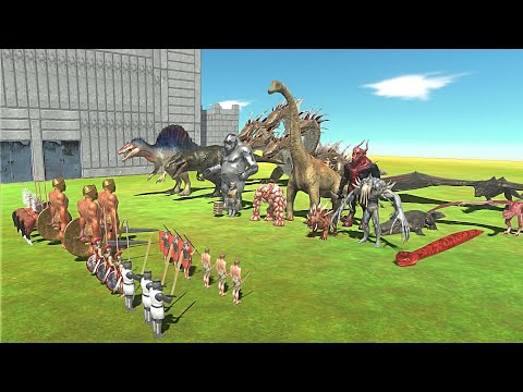 3X ANCIENT HUMANS VS FACTION - Animal Revolt Battle Simulator