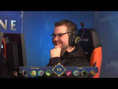 HCT Dreamhack Winter: Gallon vs Casie - Hearthstone Sweden Grand Prix 2018 | Day 1 SwissStage Round3