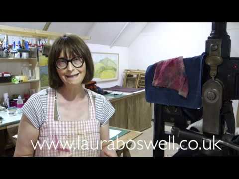 Reduction Lino with Laura Ep 21 Printing Techniques: adding a graduated colour Layer to a Print