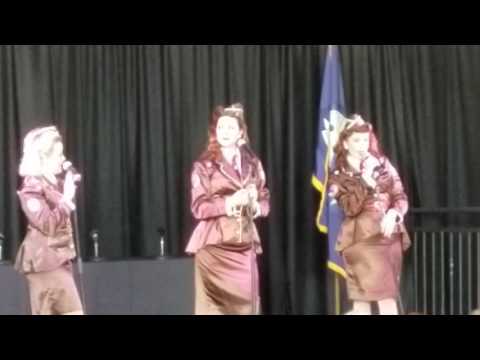 The Victory Belles singing "Shoo Shoo Baby" @ WWII AirPower Expo 2016