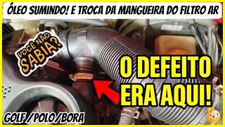 GOLF,POLO E BORA a mangueira do filtro está danificada e o óleo sumindo você nem sabe veja essa dica