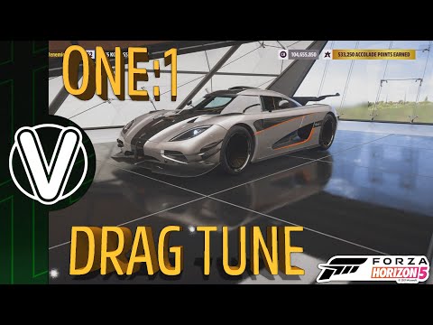 Forza Horizon 5 | Koenigsegg One:1 Drag Build And Tune *INTENSE* (Forza Horizon 5 Guides)