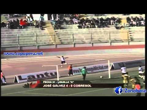 José Gálvez 4-0 Cobresol - Torneo Descentralizado
