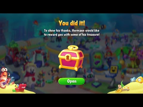 @Fishdom Herman's Bathyschape Broke Down Event Last Super Hard Level 30