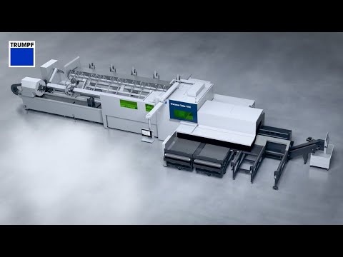 TRUMPF Laser-Rohrschneiden: TruLaser Tube 7000 fiber offenes Maschinendesign