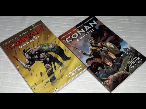 AQUISIÇÕES CONAN OMNIBUS 3 E 4 - EDITORA MYTHOS