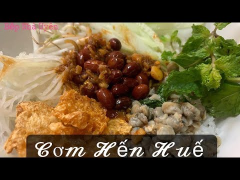 Cách làm CƠM HẾN HUẾ cực kì đơn giản || How to make HUE MUSSEL RICE very simple || Bếp Nhà Uyên