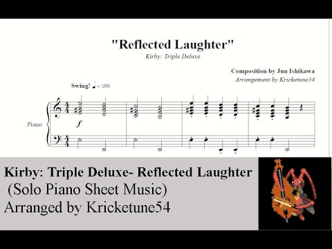 Reflected Laughter - Kirby: Triple Deluxe (Solo Piano Sheet Music)