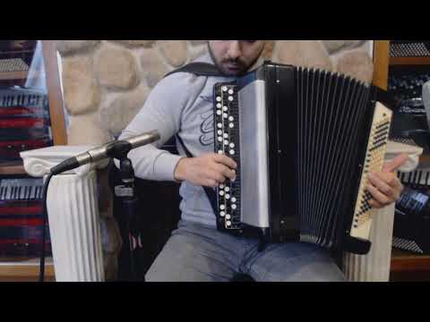 3260 - Black Tula Chromatic Button Accordion MM 61 120 $599