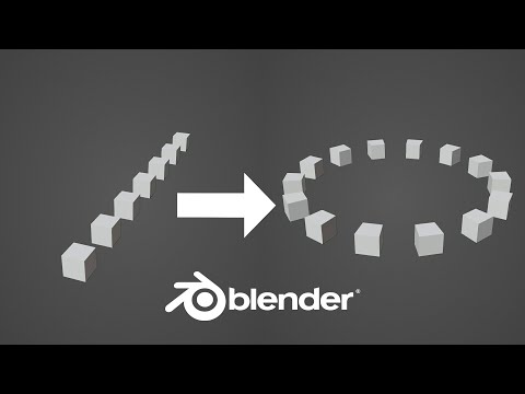 Duplicate Multiple Object Along The Path Or Curve IN Blender IN 45 Seconds Beginner #blender