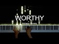 Worthy - Elevation Worship | Piano Instrumental by Angelo Magnaye