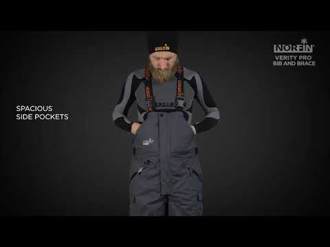 Norfin Verity Pro Gray Fishing Bibs