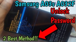 Samsung Galaxy A03s A032f Factory Data Reset Unlock pattern - 2 BEST METHODS!!