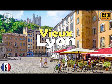 🇫🇷 LYON Walking Tour: Explore France’s Historic Old City in 4K60fps
