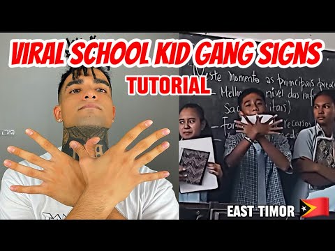 VIRAL SCHOOL KID GANG GANGS TUTORIAL (EAST TIMOR 🇹🇱)